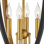 Подвесной светильник в форме фонаря чёрного цвета Black Lantern варинант исполнения - 2 | Loft Concept в Саратове