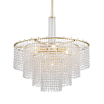 Люстра многоярусная с каскадами кристаллов Crystal Rains варинант исполнения - 1 | Loft Concept в Саратове