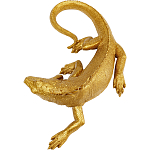Настенный декор в виде золотой ящерицы Golden Lizard  варинант исполнения - 3 | Loft Concept в Саратове