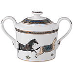 Чайный сервиз из фарфора с изображением лошадей на 6 персон 15 предметов Porcelain Horse Set  варинант исполнения - 3 | Loft Concept в Саратове