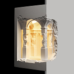 Встраиваемый в стену гипсовый светильник под покраску с колоннами и арками в античном стиле Antiquity Athena варинант исполнения - 1 | Loft Concept в Саратове