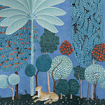 Мебельная ткань Oasis Blue Велюр  варинант исполнения - 1 | Loft Concept в Саратове