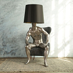 Лампа MALE MANNEQUIN LAMP с абажуром варинант исполнения - 3 | Loft Concept в Саратове