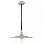 Подвесной светильник круглый в сочетании дерева и металла Space варинант исполнения - 1 | Loft Concept в Саратове