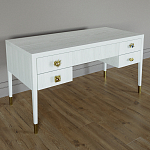 Письменный стол с 4-мя ящиками Elsa Dreams White варинант исполнения - 1 | Loft Concept в Саратове