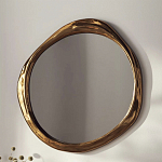 Зеркало в ассиметричной золотой раме Mirror of Aragorn варинант исполнения - 1 | Loft Concept в Саратове