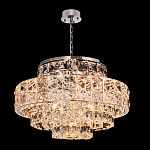 Люстра хрустальная в неоклассическом стиле на серебристом каркасе Majesty варинант исполнения - 1 | Loft Concept в Саратове