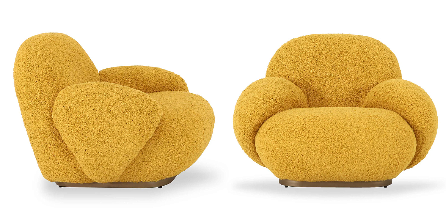 Кресло Chloe Yellow Armchair Кресло Chloe Yellow Armchair - Loft-Concept в Саратове