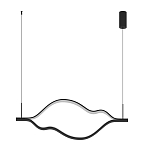 Подвесной светильник волнообразный изогнутый на двух тросах 123 см Spiral Lighting варинант исполнения - 4 | Loft Concept в Саратове