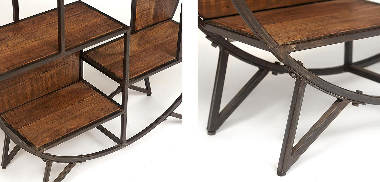 Стеллаж Acacia Shelving Renfrey Стеллаж Acacia Shelving Renfrey - Loft-Concept в Саратове