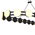 Люстра овальная с круглыми светодиодными источниками света Maxine Light варинант исполнения - 12 | Loft Concept в Саратове