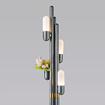 Торшер светодиодный с серым металлическим каркасом Generosity варинант исполнения - 2 | Loft Concept в Саратове