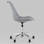 Офисный стул на металлическом основании EGGERY Grey пластик варинант исполнения - 2 | Loft Concept в Саратове