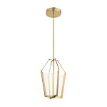  Подвесной светильник золотого цвета в форме фонаря Kichler варинант исполнения - 1 | Loft Concept в Саратове