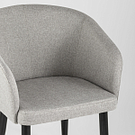 Мягкое кресло на металлических ножках Shaggy Grey варинант исполнения - 6 | Loft Concept в Саратове