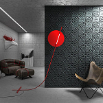 Гипсовая 3D Панель M-37 варинант исполнения - 2 | Loft Concept в Саратове