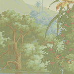 Обои ручная роспись Le Brésil Pastel варинант исполнения - 2 | Loft Concept в Саратове