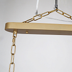 Люстра подвесная овальная со стеклянными трубками Длина 100 см Nembus варинант исполнения - 2 | Loft Concept в Саратове