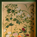 Обои ручная роспись Four Seasons Original colourway on painted Xuan paper with gold ombre варинант исполнения - 1 | Loft Concept в Саратове