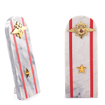 Сувенир Погон МВД из натурального камня мрамор Souvenir Epaulets варинант исполнения - 5 | Loft Concept в Саратове
