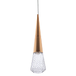 Подвесной светильник капля Acrylic Droplet Gold Hanging Lamp варинант исполнения - 1 | Loft Concept в Саратове