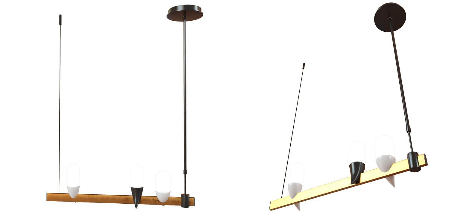 Люстра Ebenezer Chandelier Linear black 60 Люстра Ebenezer Chandelier Linear black 60 - Loft-Concept в Саратове