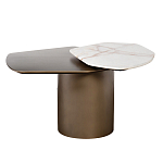 Столик журнальный Promontory с мрамором варинант исполнения - 1 | Loft Concept в Саратове