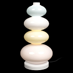 Настольная лампа из стеклянных сфер в пастельных тонах Высота 40 см Pastel Lunaria варинант исполнения - 1 | Loft Concept в Саратове