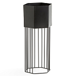 Кашпо Elevated Planters Сlive 59 черное  варинант исполнения - 1 | Loft Concept в Саратове