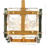 Люстра прямоугольная из толстого литого стекла Cast Glass варинант исполнения - 4 | Loft Concept в Саратове