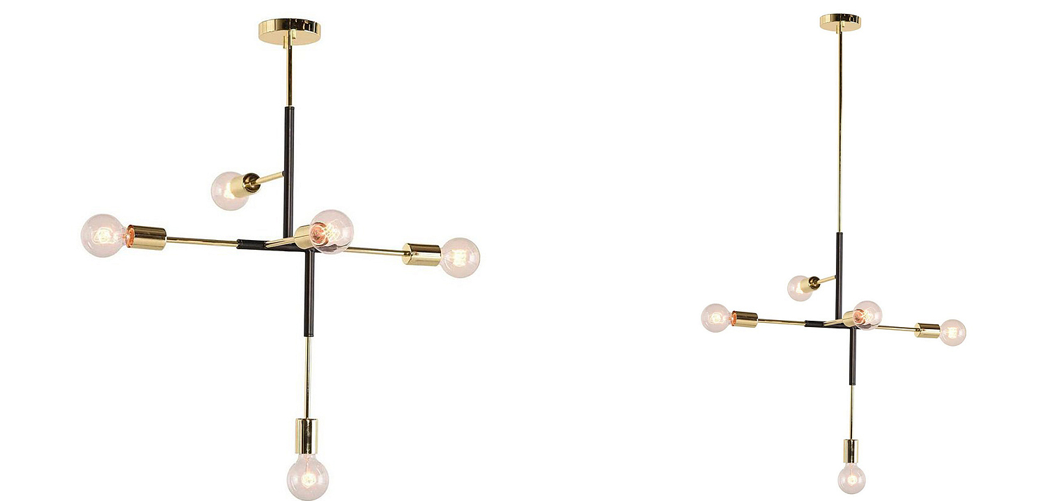 Люстра Atomium Chandelier black Люстра Atomium Chandelier black - Loft-Concept в Саратове