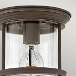 Потолочный светильник для ванных комнат со стеклянным плафоном и одной лампой Hinkley варинант исполнения - 10 | Loft Concept в Саратове