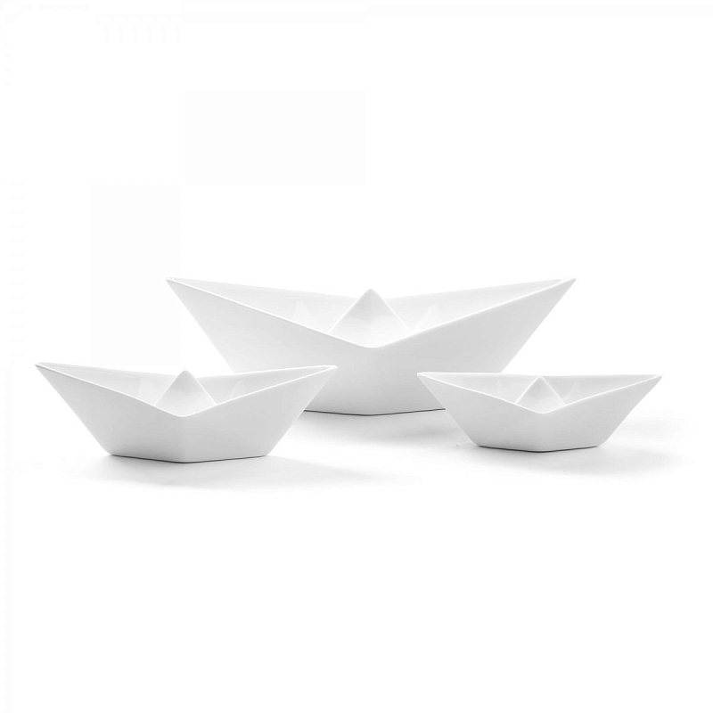 Статуэтка Seletti Memorabilia My Boats - 3 PCS Белый Статуэтка Seletti Memorabilia My Boats - 3 PCS Белый в Саратове | Loft Concept