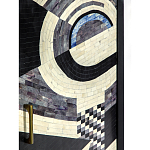 Буфет в гостиную с инкрустацией  Bone Inlay sideboard - 2 doors варинант исполнения - 4 | Loft Concept в Саратове