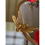 Ваза со стрекозой из фарфора с бронзовыми элементами Paradise Dragonfly варинант исполнения - 6 | Loft Concept в Саратове