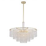 Люстра многоярусная с каскадами кристаллов Crystal Rains варинант исполнения - 3 | Loft Concept в Саратове