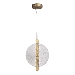 Подвесной светильник с круглым стеклянным плафоном Gingham варинант исполнения - 4 | Loft Concept в Саратове