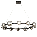 Светодиодная кольцевая люстра IONA Сhandelier black варинант исполнения - 4 | Loft Concept в Саратове