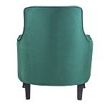 Кресло с мягкой обивкой из велюра на 4-х ножках из массива березы Scarlett Armchair green варинант исполнения - 3 | Loft Concept в Саратове
