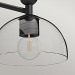 Люстра с 3-мя прозрачными полусферическими плафонами из стекла Alora Mood варинант исполнения - 9 | Loft Concept в Саратове