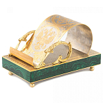 Подставка для телефона из натурального камня малахит Natural Stone Stand варинант исполнения - 2 | Loft Concept в Саратове