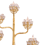 Бра золотое в виде растения Golden Flower Glade варинант исполнения - 1 | Loft Concept в Саратове