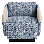 Дизайнерское Кресло William с кожаными подлокотниками  варинант исполнения - 2 | Loft Concept в Саратове