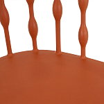 Пластиковый стул на ножках из массива бука Ferret Spiral Brown варинант исполнения - 6 | Loft Concept в Саратове