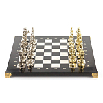 Шахматы Ренессанс с доской из натурального мрамора Decorative Thematic Chess варинант исполнения - 1 | Loft Concept в Саратове