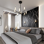 Люстра с прозрачными плафонами из стекла Umbrella варинант исполнения - 5 | Loft Concept в Саратове