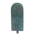 Часы подарочные погон полковник МВД из натурального камня Змеевик Military Clock варинант исполнения - 3 | Loft Concept в Саратове