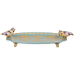 Блюдо фарфоровое Экзотические птички Vivole варинант исполнения - 1 | Loft Concept в Саратове