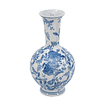 Ваза фарфоровая с синими цветочными мотивами Independence варинант исполнения - 1 | Loft Concept в Саратове