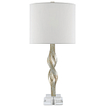 Настольная лампа с фигурным состаренным основанием Flooding with Light варинант исполнения - 2 | Loft Concept в Саратове